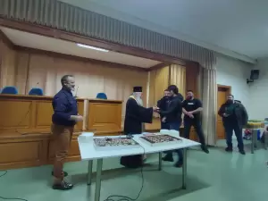 Το Τμήμα Πάλης του ΓΑΣ Αρχέλαος Κατερίνης έκοψε την βασιλόπιτα του