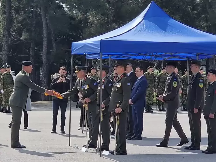 Δήμος Δίου-Ολύμπου: Συγχαρητήριο Δημάρχου Βαγγέλη Γερολιόλιου στο νέο Διοικητή της 24ης Τ.Θ.Τ. Λιτοχώρου, Ταξχο Λάζαρο Νάκο Δήμος Δίου-Ολύμπου: Συγχαρητήριο Δημάρχου Βαγγέλη Γερολιόλιου στο νέο Διοικητή της 24ης Τ.Θ.Τ. Λιτοχώρου, Ταξχο Λάζαρο Νάκο