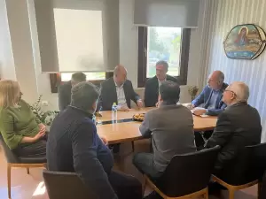 Δήμος Δίου Ολύμπου: Επίσκεψη του Υφυπουργού Εσωτερικών Στάθη Κωνσταντινίδη και συνάντηση με τον δήμαρχο Βαγγέλη Γερολιόλιο