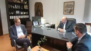 Επίσκεψη του Γραμματέα Οργανωτικού ΝΔ Στέλιου Κονταδάκη στον Δήμο Δίου Ολύμπου