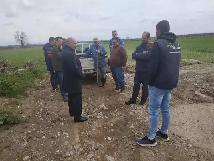 Επίσκεψη βουλευτή Δελβερούδη Κομνηνού σε πληγείσες από την κακοκαιρία περιοχές του ν. Πιερίας