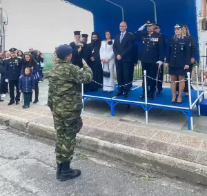 Ο Φώντας Μπαραλιάκος στους εορτασμούς της Εθνικής Επετείου στο Λιτόχωρο