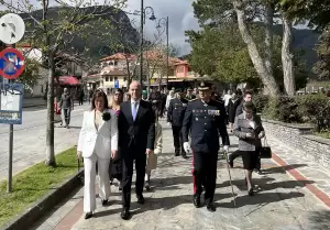 Ο Φώντας Μπαραλιάκος στους εορτασμούς της Εθνικής Επετείου στο Λιτόχωρο