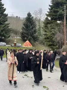 Η ιστορική εικόνα της Παναγίας Οδηγήτριας επέστρεψε στην Ιερά Μονή Εισοδίων Θεοτόκου Πέτρας Ολύμπου