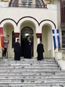 Η ιστορική εικόνα της Παναγίας Οδηγήτριας επέστρεψε στην Ιερά Μονή Εισοδίων Θεοτόκου Πέτρας Ολύμπου