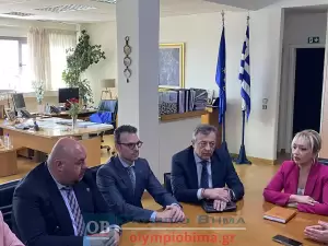 Καιτερίνη: Ο Υπουργός Μακεδονίας και Θράκης Στάθης Κωνσταντινίδης στην Περιφερειακή Ενότητα Πιερίας