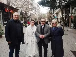 Κατερίνη: Επίσκεψη του Βασίλη Κοντοζαμάνη – Θα είναι υποψήφιος ευρωβουλευτής με τη Ν.Δ. (φωτορεπορτάζ)