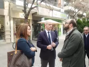 Κατερίνη: Επίσκεψη του Βασίλη Κοντοζαμάνη – Θα είναι υποψήφιος ευρωβουλευτής με τη Ν.Δ. (φωτορεπορτάζ)