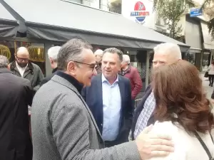 Κατερίνη: Επίσκεψη του Βασίλη Κοντοζαμάνη – Θα είναι υποψήφιος ευρωβουλευτής με τη Ν.Δ. (φωτορεπορτάζ)