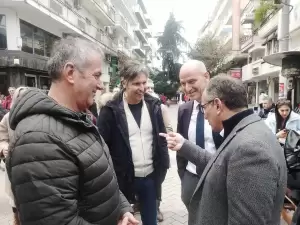 Κατερίνη: Επίσκεψη του Βασίλη Κοντοζαμάνη – Θα είναι υποψήφιος ευρωβουλευτής με τη Ν.Δ. (φωτορεπορτάζ)