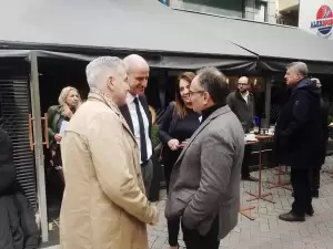 Κατερίνη: Επίσκεψη του Βασίλη Κοντοζαμάνη – Θα είναι υποψήφιος ευρωβουλευτής με τη Ν.Δ. (φωτορεπορτάζ)