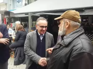 Κατερίνη: Επίσκεψη του Βασίλη Κοντοζαμάνη – Θα είναι υποψήφιος ευρωβουλευτής με τη Ν.Δ. (φωτορεπορτάζ)