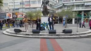 Κατερίνη: Πλατεία ελευθερίας – Χορεύοντας με την  Εστία Πιερίδων Μουσών (εικόνες & βίντεο)