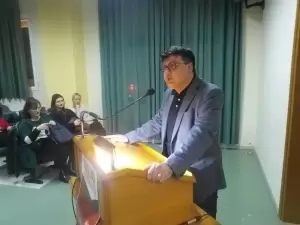 Κατερίνη: Ο βουλευτής του ΚΚΕ Γιάννης Δελής στην Εκάβη