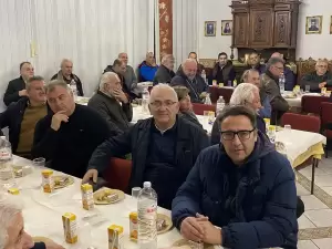 Η κοπή πίτας του συλλόγου προσκυνητών Αγίου Όρους «Παναγία η Πορταϊτισσα» της Ιεράς Μητρόπολης Κατερίνης