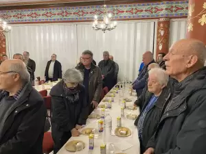 Η κοπή πίτας του συλλόγου προσκυνητών Αγίου Όρους «Παναγία η Πορταϊτισσα» της Ιεράς Μητρόπολης Κατερίνης