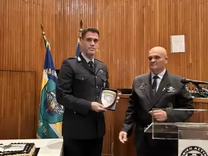 Κοπή βασιλόπιτας της ομάδας αλεξιπτωτιστών αστυνομικών της Λ.Ε.Κ.ΑΛ. Ν. Πιερίας