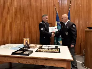 Κοπή βασιλόπιτας της ομάδας αλεξιπτωτιστών αστυνομικών της Λ.Ε.Κ.ΑΛ. Ν. Πιερίας