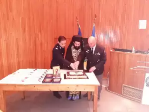 Κοπή βασιλόπιτας της ομάδας αλεξιπτωτιστών αστυνομικών της Λ.Ε.Κ.ΑΛ. Ν. Πιερίας