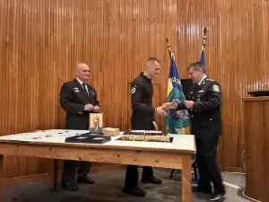 Κοπή βασιλόπιτας της ομάδας αλεξιπτωτιστών αστυνομικών της Λ.Ε.Κ.ΑΛ. Ν. Πιερίας