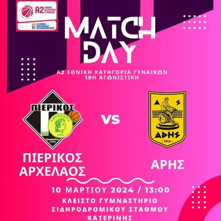 Νίκη και μόνο νίκη: Πιερικός Αρχέλαος – Άρης