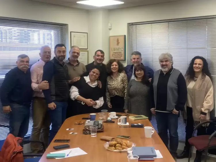 Ο Ολυμπιονίκης Πύρρος Δήμας στην ΚΟΜΑΘ Ο Ολυμπιονίκης Πύρρος Δήμας στην ΚΟΜΑΘ