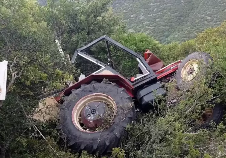 Π. Κεραμίδι – Κατερίνη: Σκοτώθηκε 70χρονος από ανατροπή του τρακτέρ που οδηγούσε