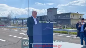 Περιφερειακή Οδός Κατερίνης: Η τελετή παράδοσης σε κυκλοφορία (εικόνες και βίντεο – συνεχής ενημέρωση)