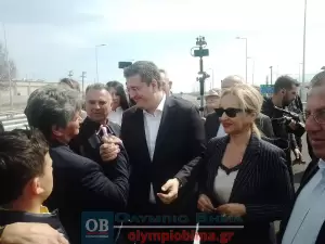 Περιφερειακή Οδός Κατερίνης: Η τελετή παράδοσης σε κυκλοφορία (εικόνες και βίντεο – συνεχής ενημέρωση)