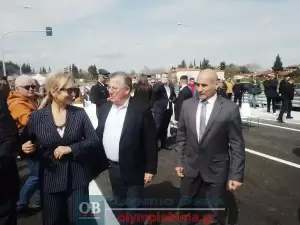 Περιφερειακή Οδός Κατερίνης: Η τελετή παράδοσης σε κυκλοφορία (εικόνες και βίντεο – συνεχής ενημέρωση)
