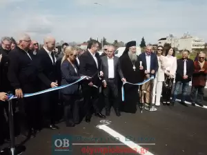 Περιφερειακή Οδός Κατερίνης: Η τελετή παράδοσης σε κυκλοφορία (εικόνες και βίντεο – συνεχής ενημέρωση)