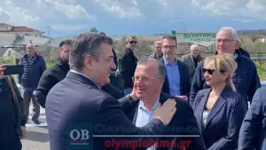 Περιφερειακή Οδός Κατερίνης: Η τελετή παράδοσης σε κυκλοφορία (εικόνες και βίντεο)