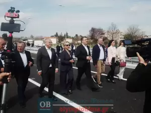 Περιφερειακή Οδός Κατερίνης: Η τελετή παράδοσης σε κυκλοφορία (εικόνες και βίντεο – συνεχής ενημέρωση)