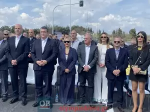 Περιφερειακή Οδός Κατερίνης: Η τελετή παράδοσης σε κυκλοφορία (εικόνες και βίντεο)