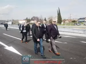 Περιφερειακή Οδός Κατερίνης: Η τελετή παράδοσης σε κυκλοφορία (εικόνες και βίντεο – συνεχής ενημέρωση)