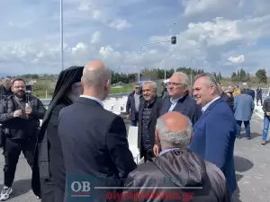 Περιφερειακή Οδός Κατερίνης: Η τελετή παράδοσης σε κυκλοφορία (εικόνες και βίντεο)