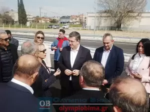 Περιφερειακή Οδός Κατερίνης: Η τελετή παράδοσης σε κυκλοφορία (εικόνες και βίντεο – συνεχής ενημέρωση)