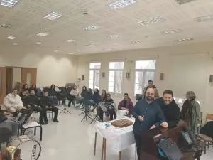 Η Πολυτονική Ορχήστρα Κατερίνης έκοψε τη βασιλόπιτα για το 2024 (εικόνες) Η Πολυτονική Ορχήστρα Κατερίνης έκοψε τη βασιλόπιτα για το 2024 (εικόνες)