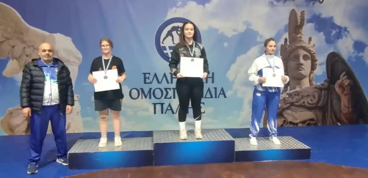 Πρωταθλήτρια στην Ελλάδα η Σκαμπαρδωνη των Ολυμπίων Κατερίνης
