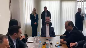 Στην Κατερίνη ο Ευρωβουλευτής Στέλιος Κυμπουρόπουλος και ο Γ.Γ. Οργανωτικού ΝΔ Στέλιος Κονταδάκης