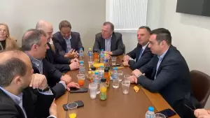 Στην Κατερίνη ο Ευρωβουλευτής Στέλιος Κυμπουρόπουλος και ο Γ.Γ. Οργανωτικού ΝΔ Στέλιος Κονταδάκης