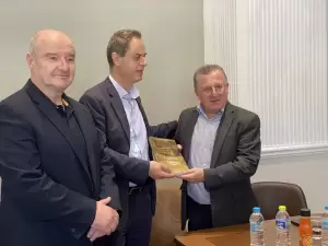 Στην Κατερίνη ο Ευρωβουλευτής Στέλιος Κυμπουρόπουλος και ο Γ.Γ. Οργανωτικού ΝΔ Στέλιος Κονταδάκης