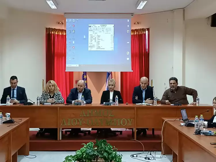 Σύσκεψη με εκπροσώπους του ΕΛΓΑ στο δημαρχείο Κονταριώτισσας για την κακοκαιρία που έπληξε τη Νότια Πιερία