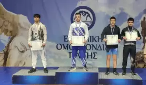 Τέσσερα πανελλήνια μετάλλια οι Ολύμπιοι Κατερίνης στην πάλη Τέσσερα πανελλήνια μετάλλια οι Ολύμπιοι Κατερίνης στην πάλη