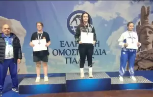 Τέσσερα πανελλήνια μετάλλια οι Ολύμπιοι Κατερίνης στην πάλη Τέσσερα πανελλήνια μετάλλια οι Ολύμπιοι Κατερίνης στην πάλη