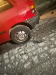 Τράκαρε αυτοκίνητα στον Κορινό Πιερίας και αναζητείται (εικόνες)