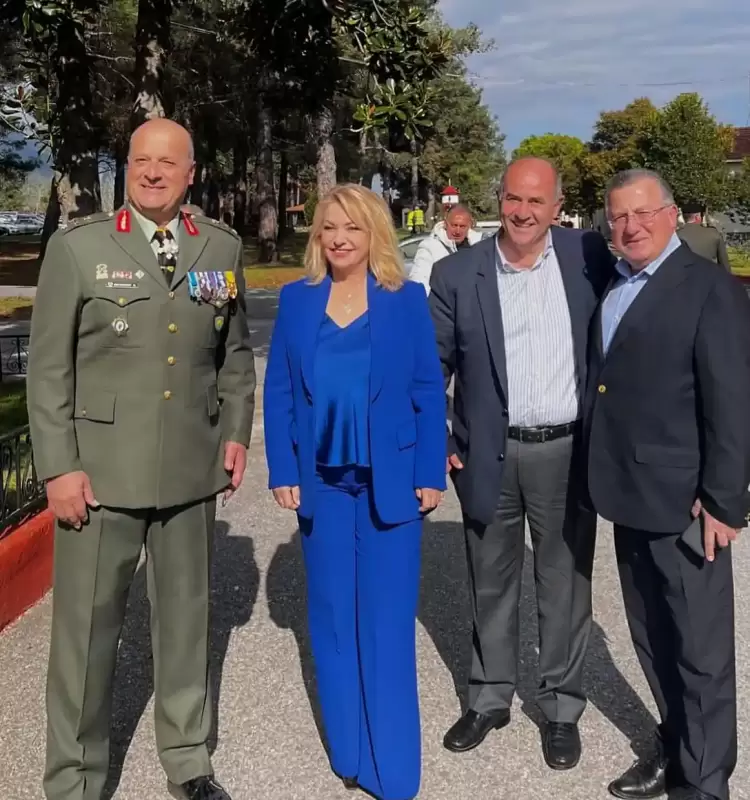 Η Υφυπουργός Ανάπτυξης στην τελετή παράδοσης – παραλαβής της διοίκησης της 24ης Ταξιαρχίας στο Λιτόχωρο