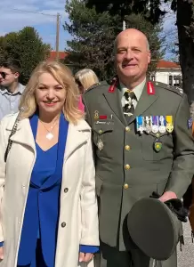 Η Υφυπουργός Ανάπτυξης στην τελετή παράδοσης – παραλαβής της διοίκησης της 24ης Ταξιαρχίας στο Λιτόχωρο