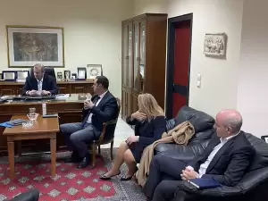 Ο Υφυπουργός Υποδομών και Μεταφορών Νίκος Ταχιάος στην Κατερίνη – Συνάντηση για τα έργα στην Εθνική Οδό