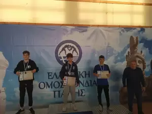 3ος Πρωταθλητής Ελλάδας στην κατηγορία Παίδων ο Αρχέλαος Κατερίνης